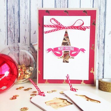 Cranberry Christmas Card &amp; Tags