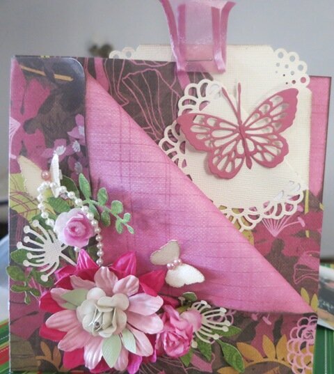 Birthday card for a friend who love hot pink