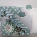 Double pocket card with photo mats