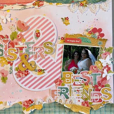 Sisters and Best Friends layout