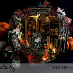 Spooky Halloween Shadow Box Pumpkin