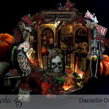 Spooky Halloween Shadow Box Pumpkin