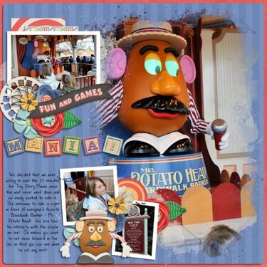 Toy Story Mania Potato Barker