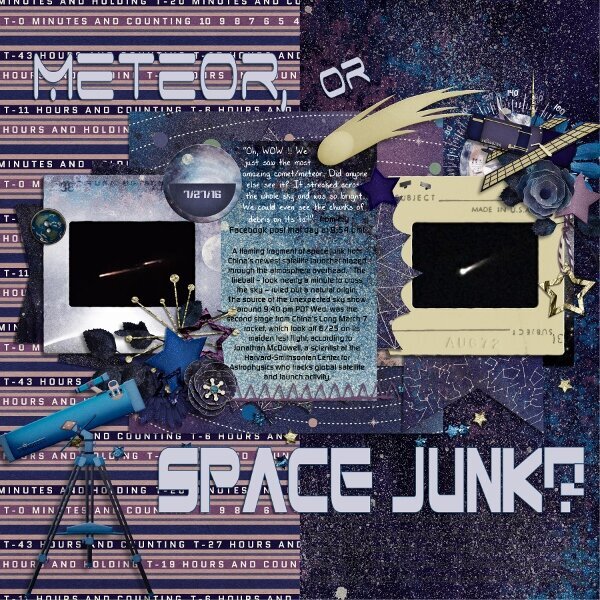 Meteor or Space Junk