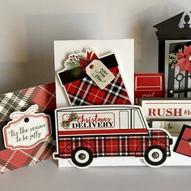 Christmas Delivery 5 w/Gift Card Holder