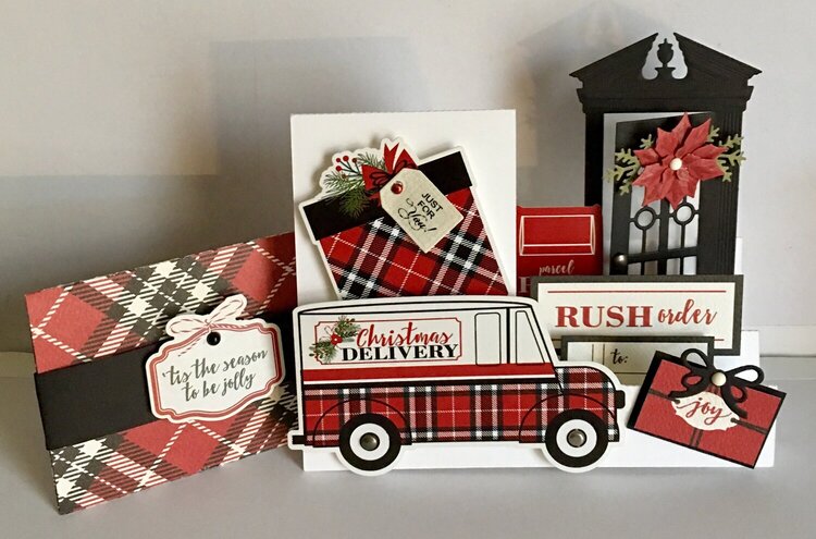 Christmas Delivery 5 w/Gift Card Holder