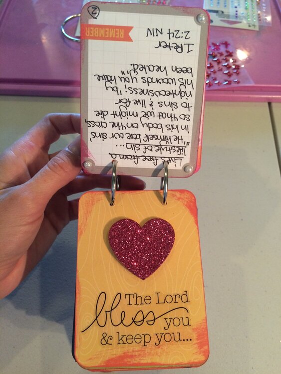 Bible Verse Flip Book