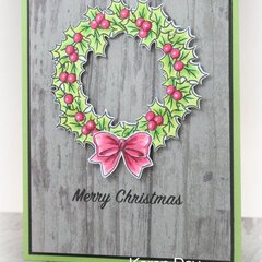 Art Impressions Christmas Wreath