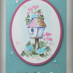 Art Impressions Blooming Birdhouse