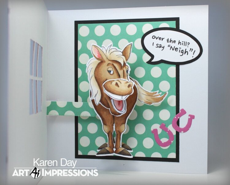 Art Impessions Horse Popcard
