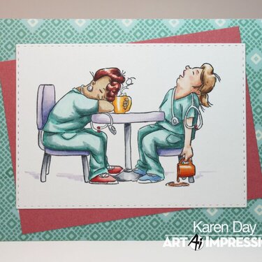 Art Impressions Proud Nurse Card