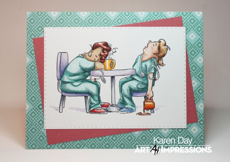 Art Impressions Proud Nurse Card