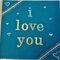 "I love you" greeting card