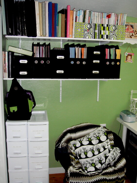 SCRAPBOOK ROOM-LEFT SIDE WALL- ALBUMS/MAGAZINE AND MORE
