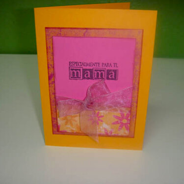 MOTHERS DAY CARD-SPANISH