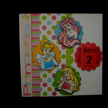 princess card- Disney