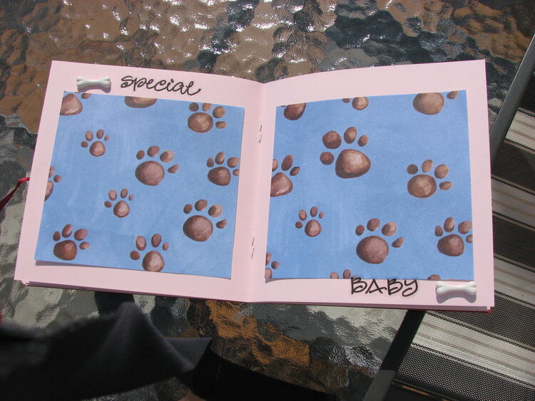 Inside of Mini Album Dog