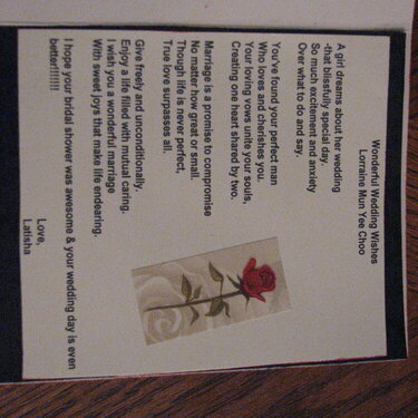 Bridal Shower Card, Inside