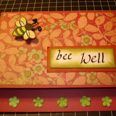 Bee Wel / Get Well Card