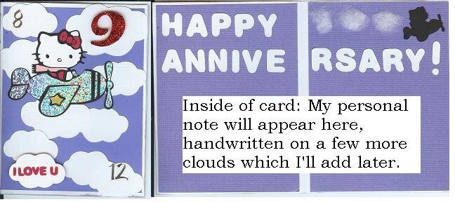 9th Wedding Anniversary Card