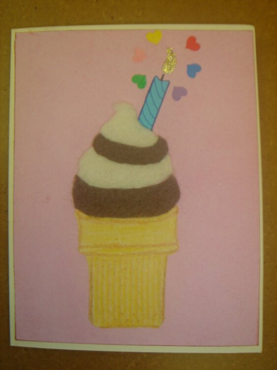 Fro-Yo Birthday Card