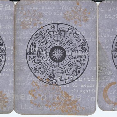 What They See tarot cards (back detail)