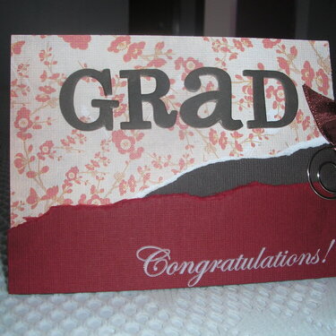Front of Grad card