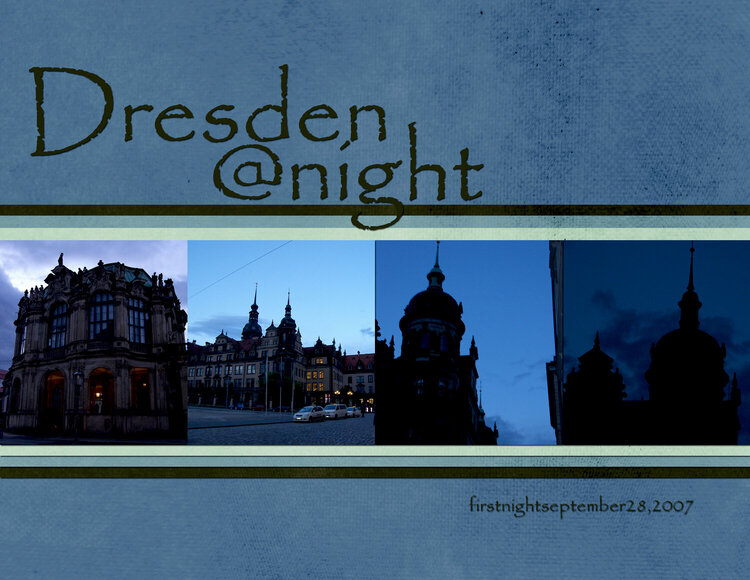 Dresden @ night