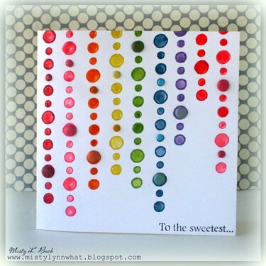 Candy Button Card *Sweet Stamp Shop*