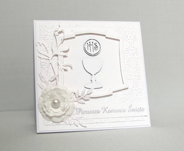 First Communion card