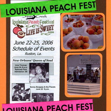 Louisiana Peach Festival 2006