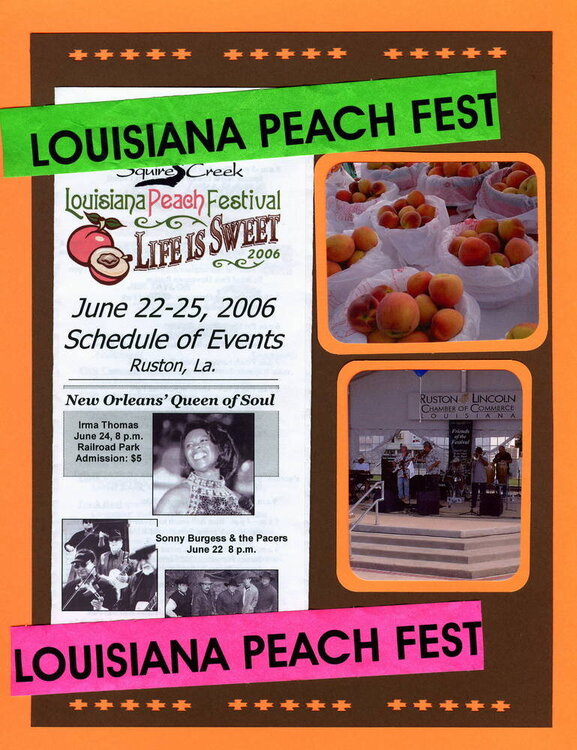 Louisiana Peach Festival 2006