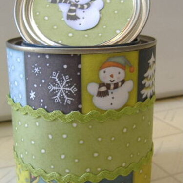 Paint Can - Snowman