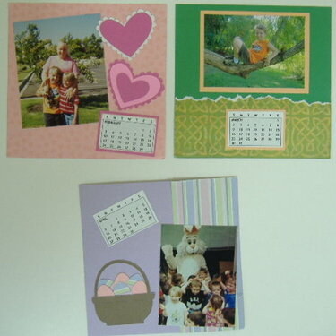 2008 Calendar - Feb, Mar &amp; April