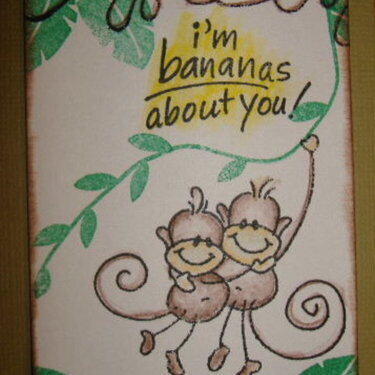 Bananas About You ATC