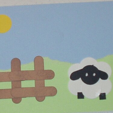 Spring Sheep Card