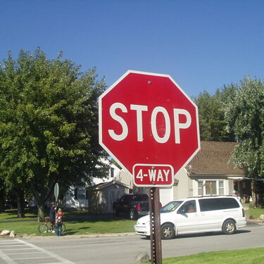 6 points- Stop Sign