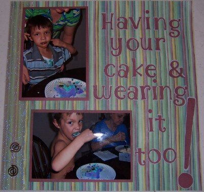 HAVING YOUR CAKE...