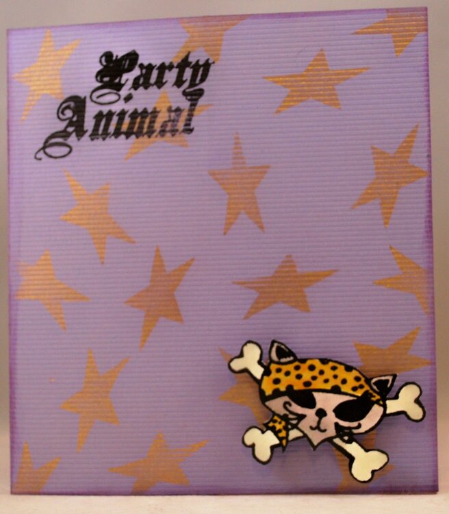 Party Animal - Tunnel Card Outside