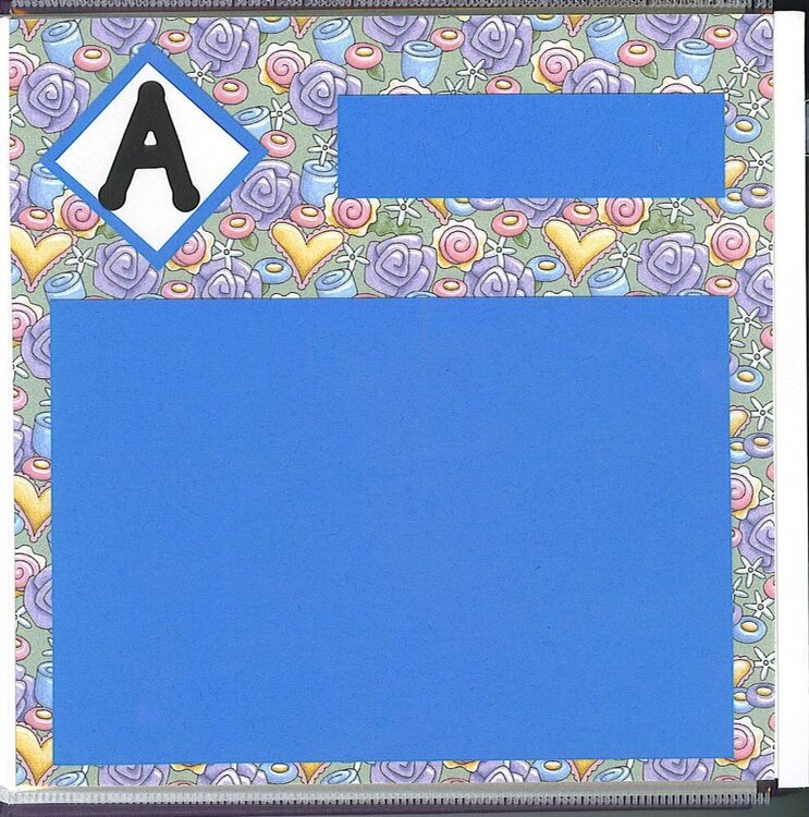 ABC Album with blank pages