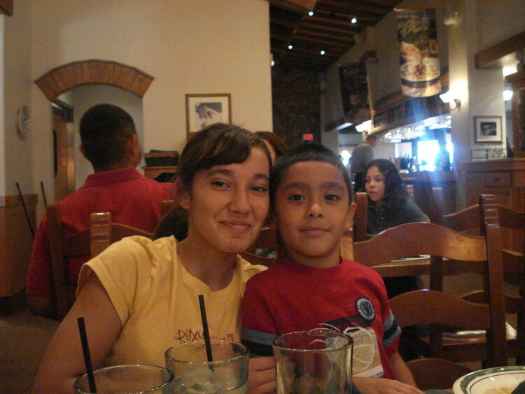 My 13 Year Old Lorena &amp;amp; My 5 Year Old Son Alfredo