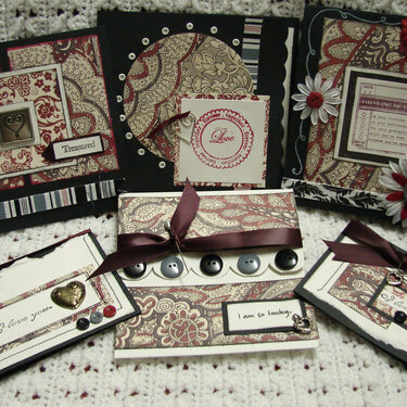 Set of LOVE cards