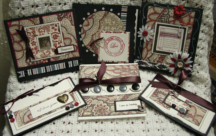 Set of LOVE cards