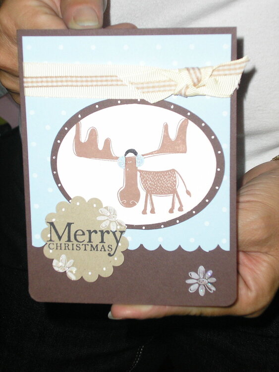 christmas moose card