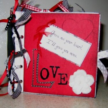 Wedding / Love Paper Bag Book