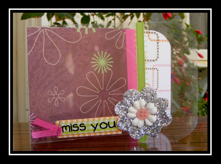 Miss You Card
