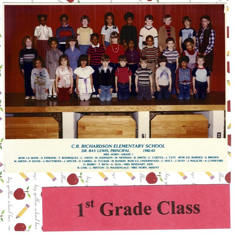 1st Grade Class Picture