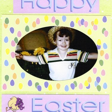 Happy Easter age 4