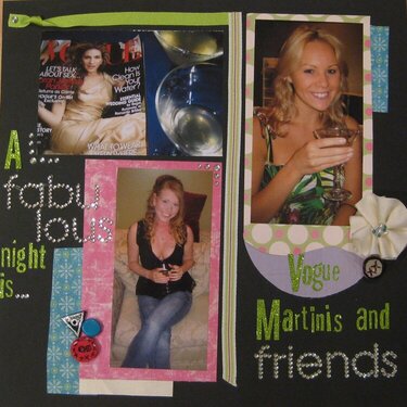 A Fabulous night is: Vogue Martinis and Friends