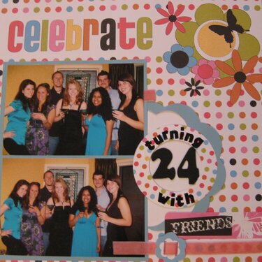 celebrqate turning 24 with friends